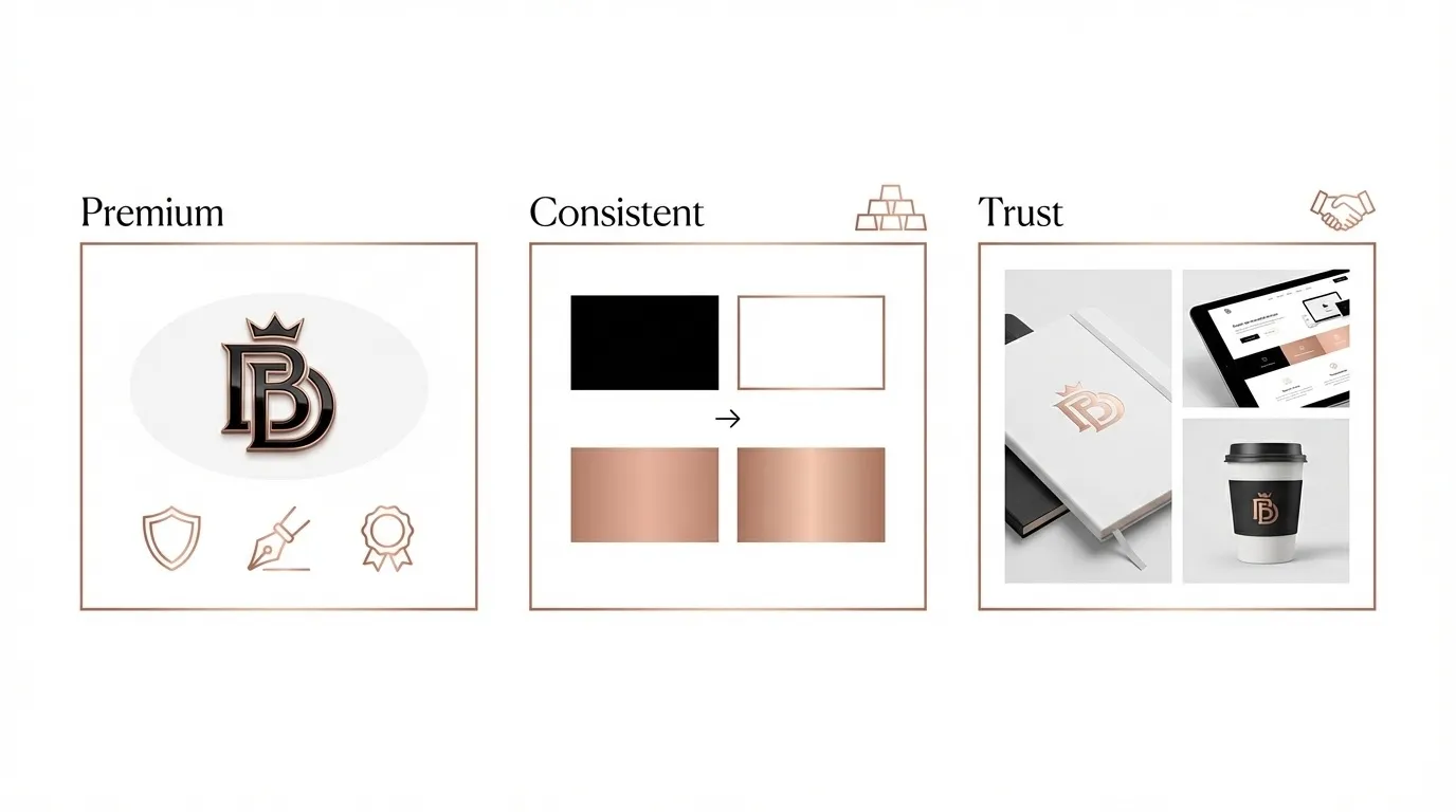 Brand Design vs Logo Design: What You Actually Need to Look Premium and Consistent 6 Using brand design vs logo design for premium look