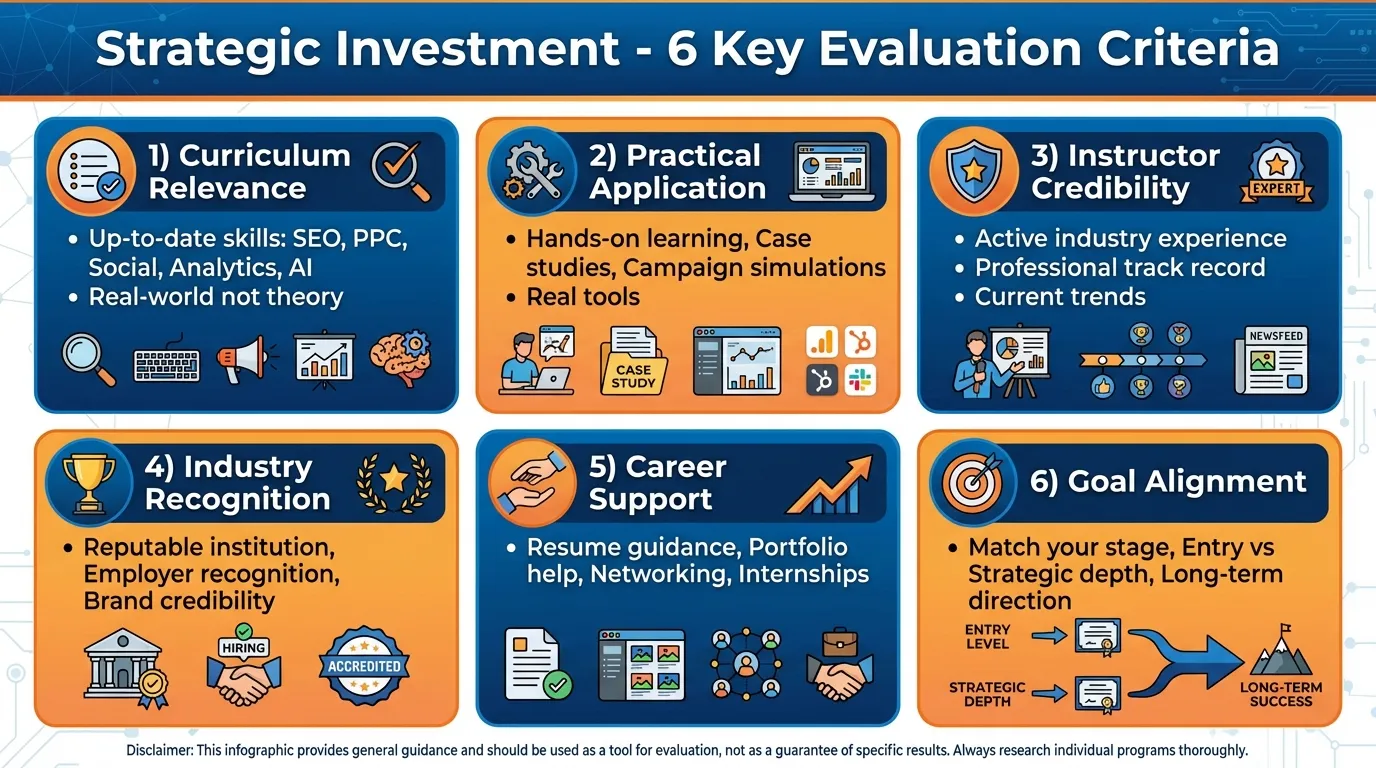 choose the right digital marketing certificate