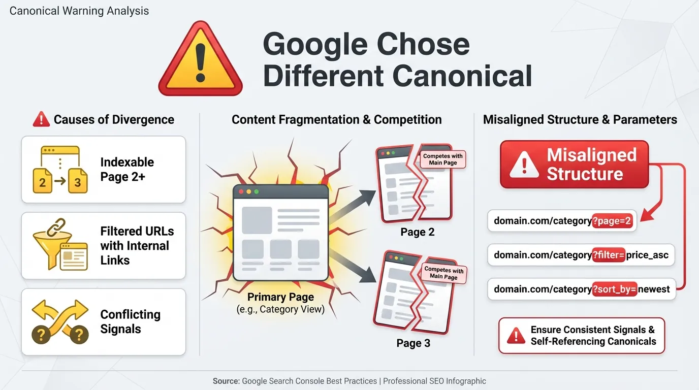 Shopify Pagination and Faceted Navigation SEO: Crawl Budget Control for Large Catalogues (What to Noindex, Canonicalise, and Link) 9 duplicate canonicals for shopify pagination