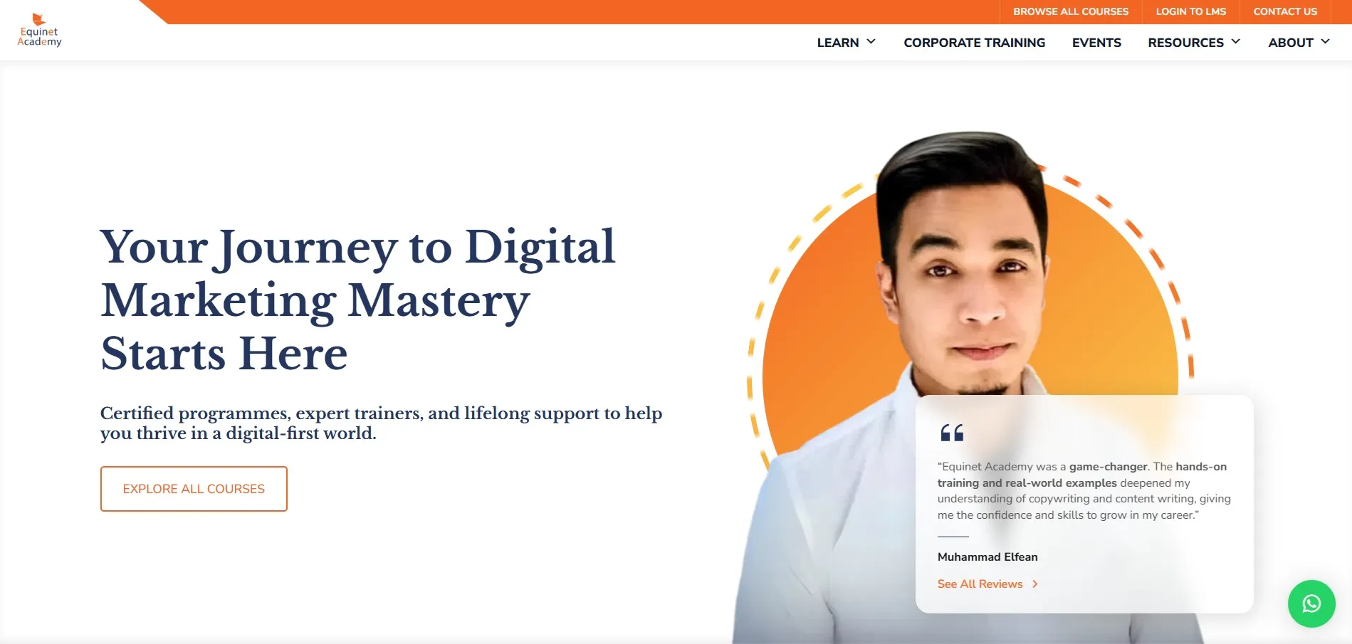 equinet academy for seo courses