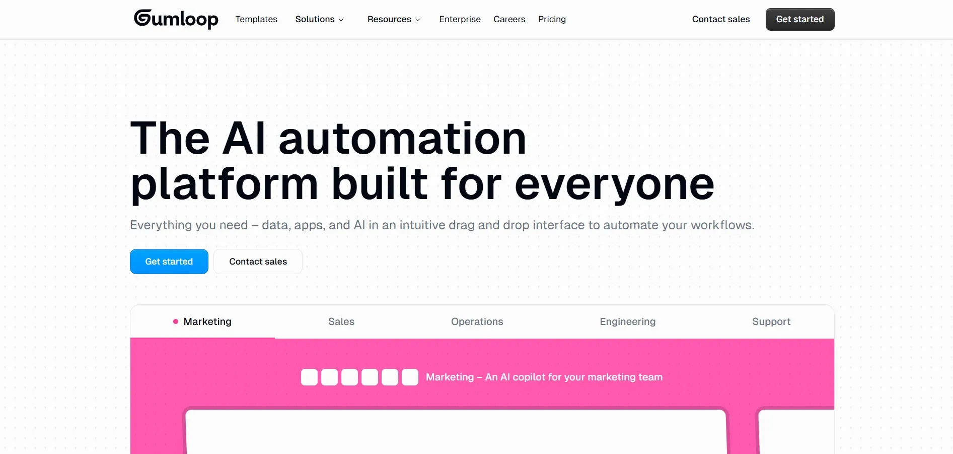 Generative AI Marketing: Real-World Use Cases, Tools & Implementation Guide 14 gumloop for ai generative marketing tools