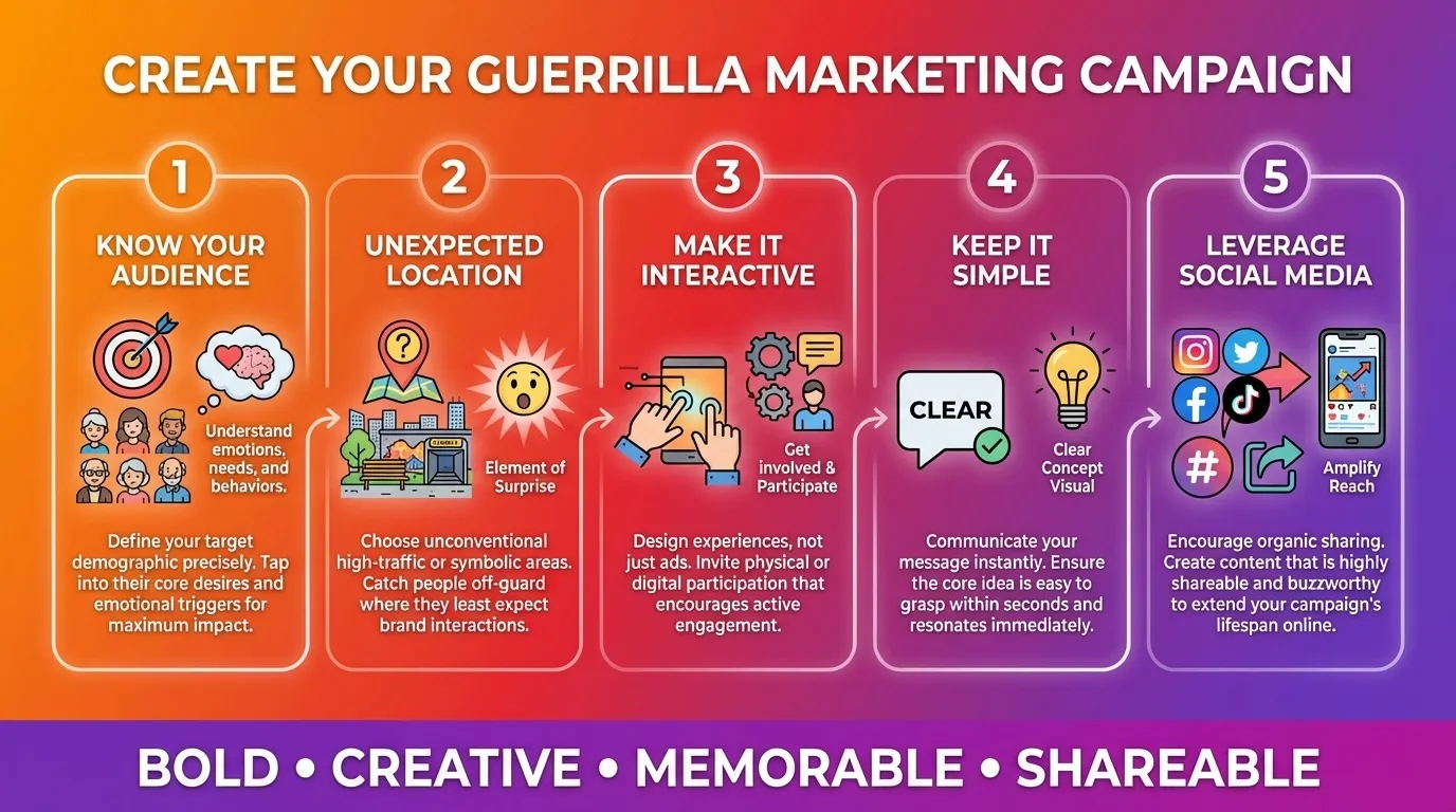 What Is Guerrilla Marketing? 13 Creative Examples That Will Inspire Your Next Campaign 3 how to create your own guerrilla marketing campaign