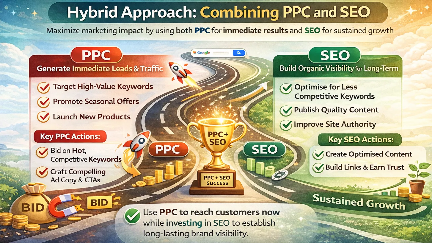 hybrid approaches for ppc vs seo