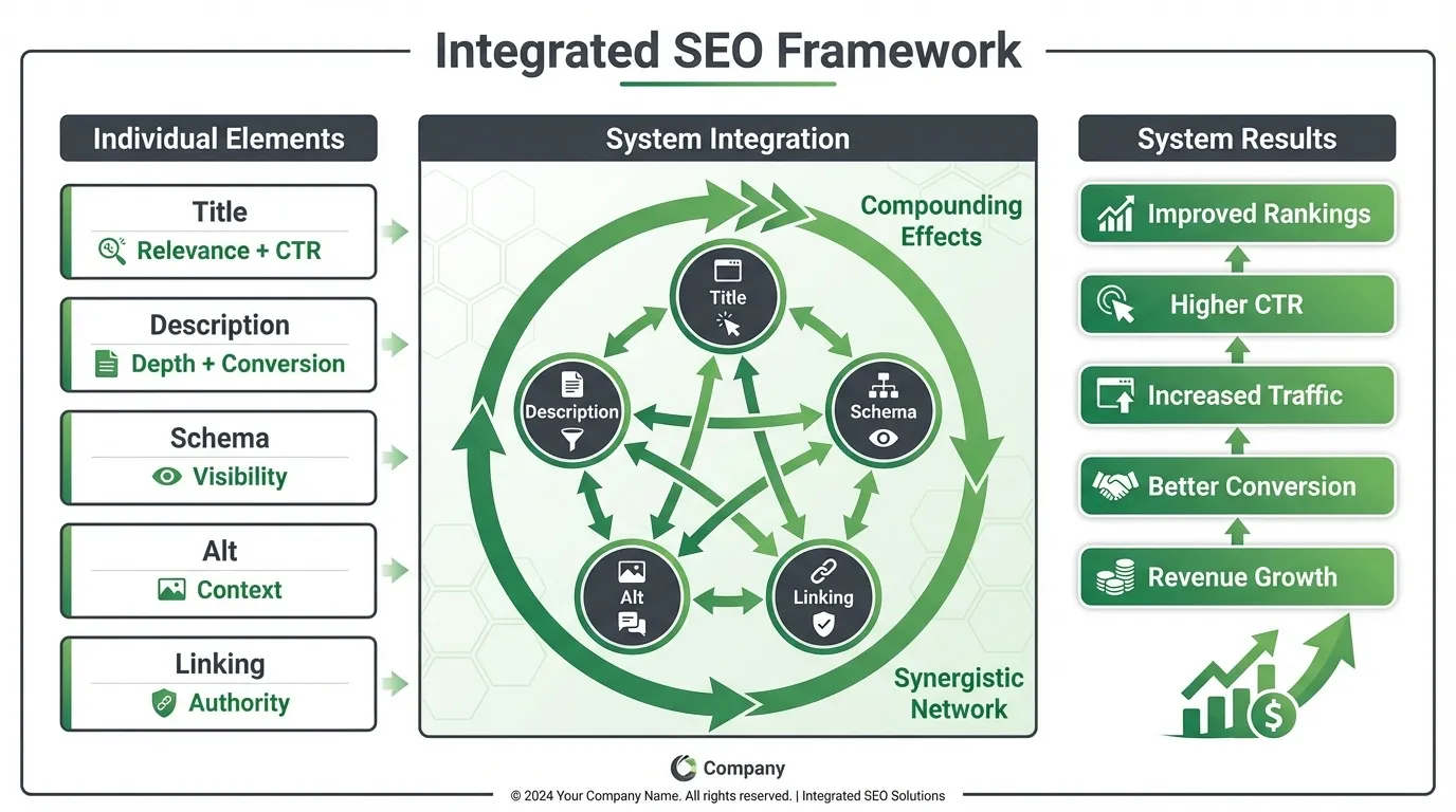 integrated seo framework for shopify product page seo