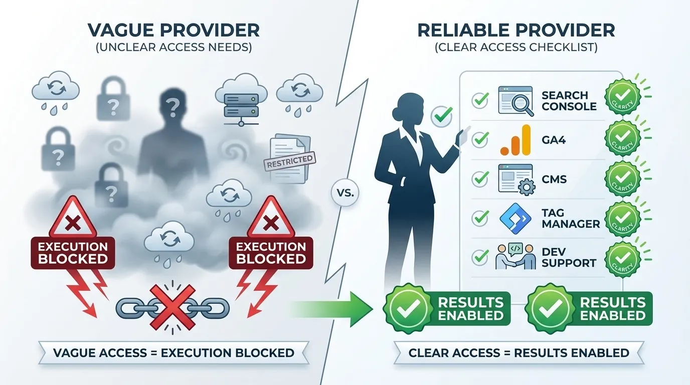 no clarity for an seo company