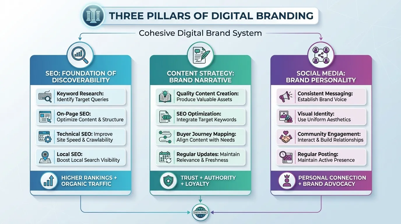 pillars of digital branding