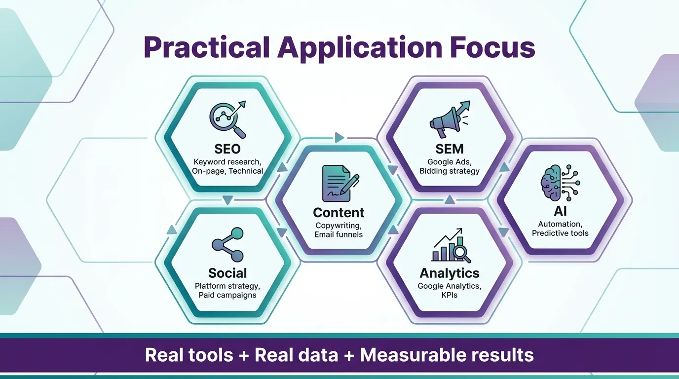 practical application for digital marketing certificate