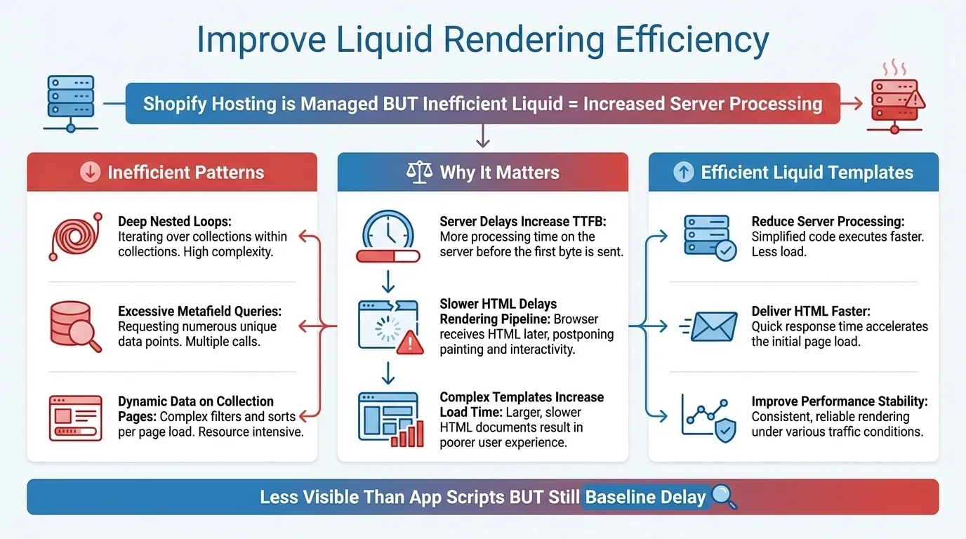 Shopify Core Web Vitals and Site Speed: Theme Optimisation, App Conflicts, and Mobile-First Indexing Improvements 9 rendering efficiency for shopify core web vitals