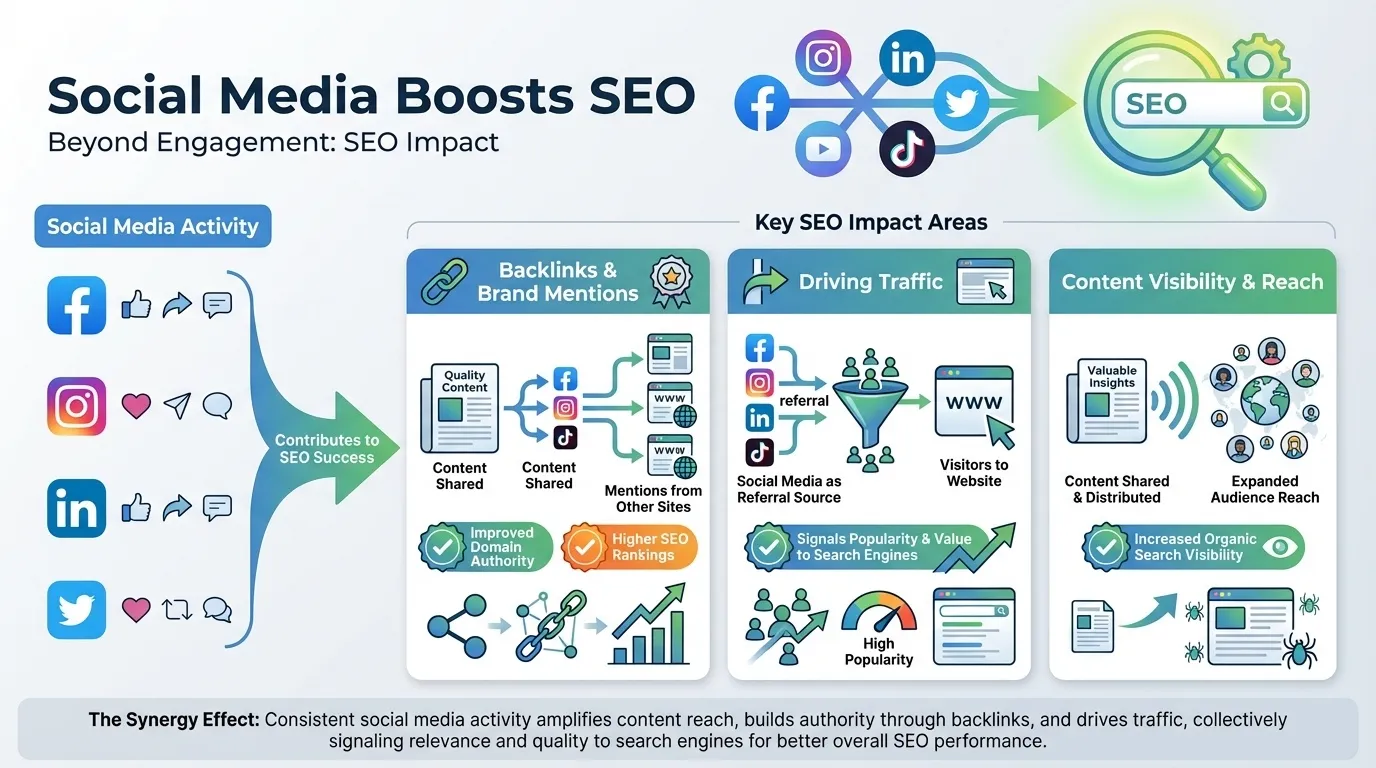 social media boosts seo for digital branding