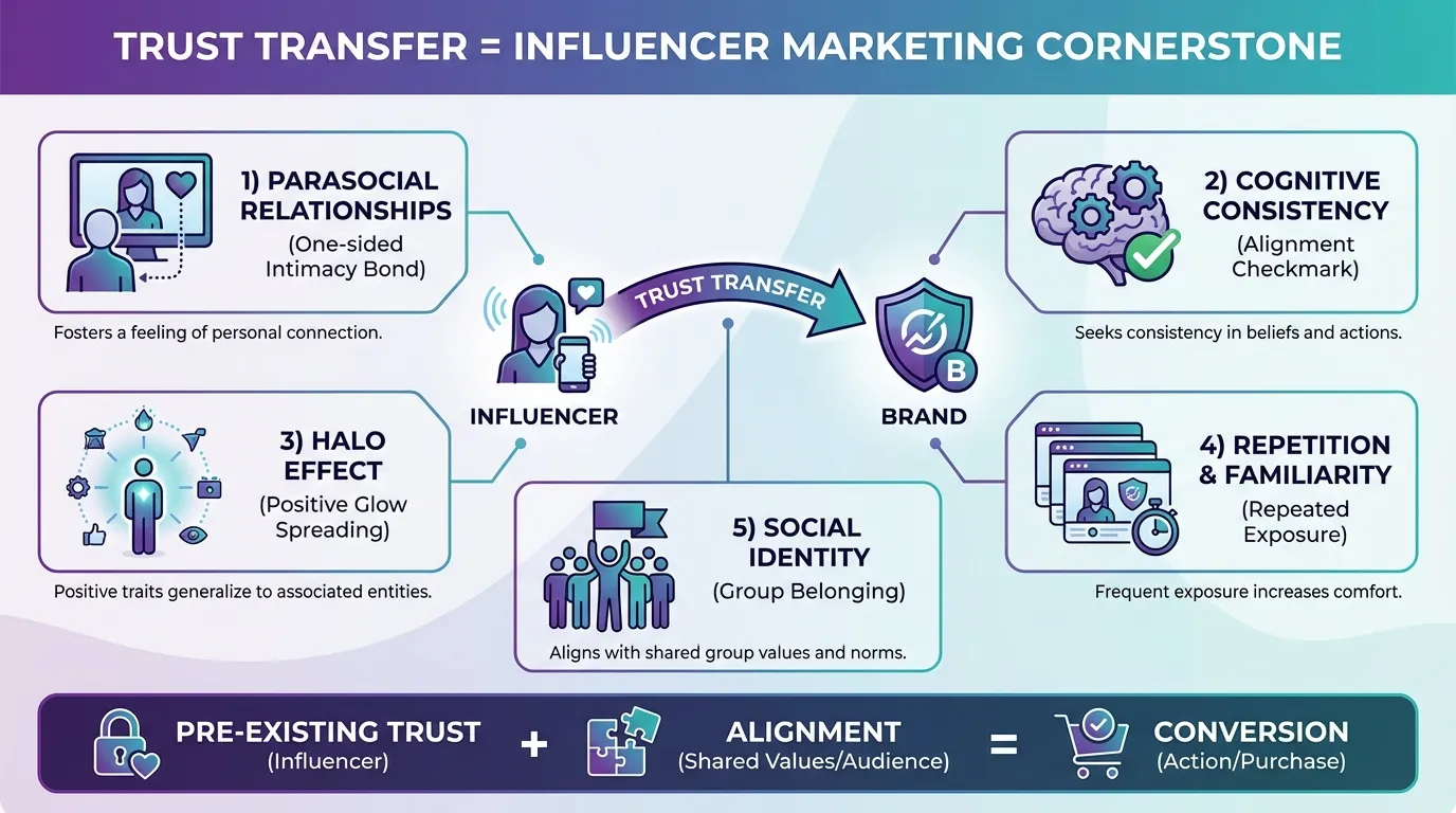 trust transfer in influencer marketing strategies