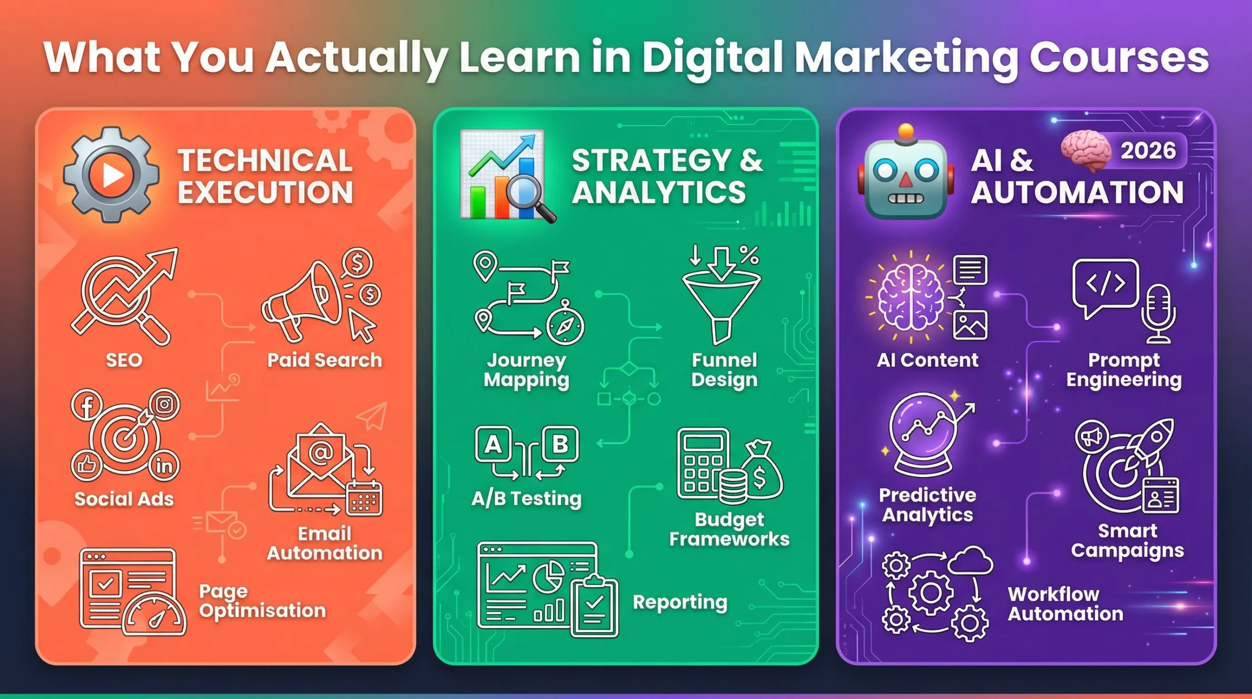 Are Digital Marketing Courses Worth It in 2026? Skills, Costs & Career Outcomes Explained 1 what you learn in digital marketing courses