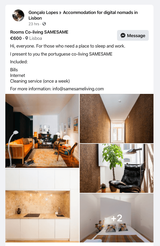 Highlight Unique Selling Points of Co-living Space