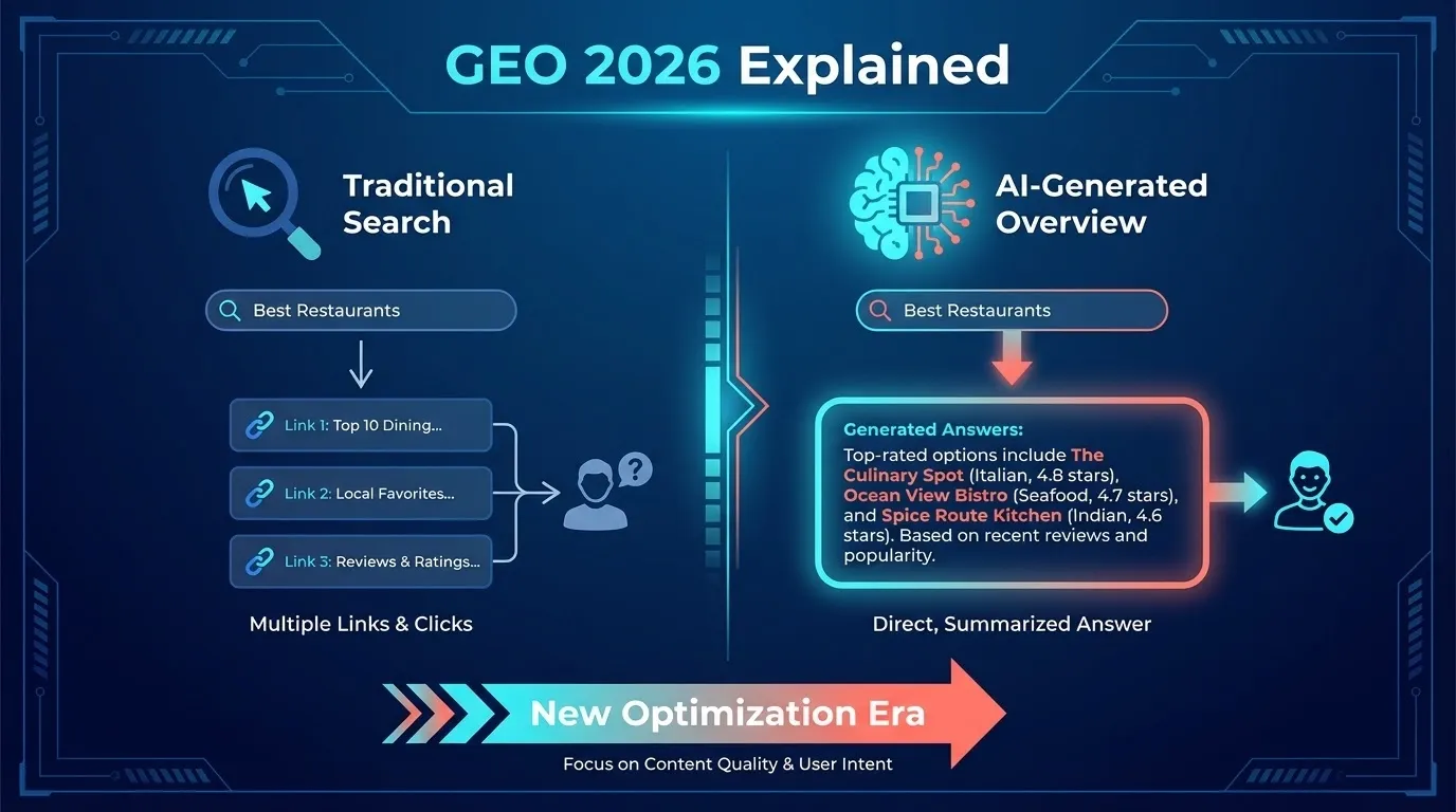 How GEO vs SEO Affects Local Search Visibility in 2026 2 GEO in 2026 instead of asking GEO vs SEO