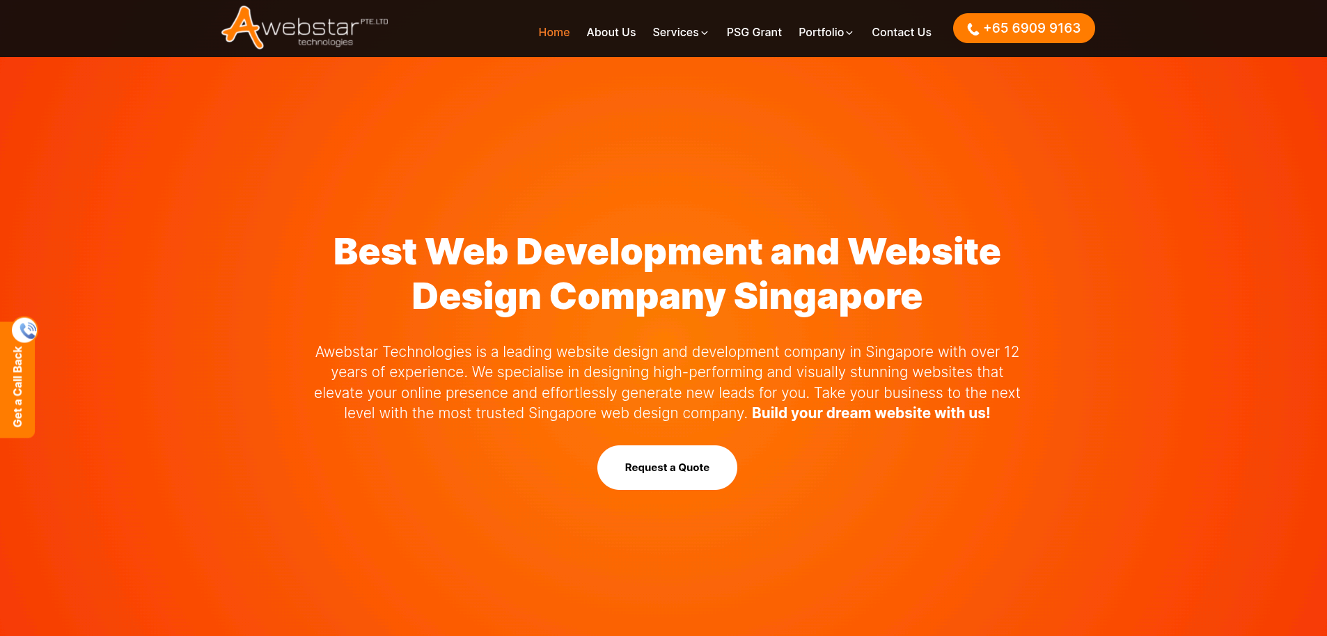 One of the best SEO agencies in Singapore - Awebstar