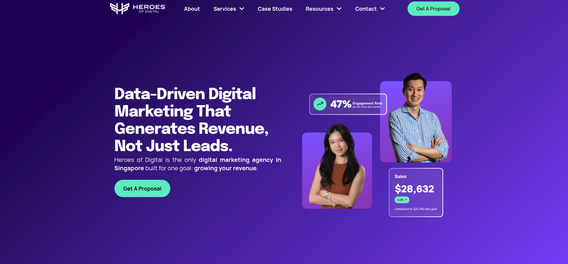 One of the best SEO agencies in Singapore - Heroes of Digital