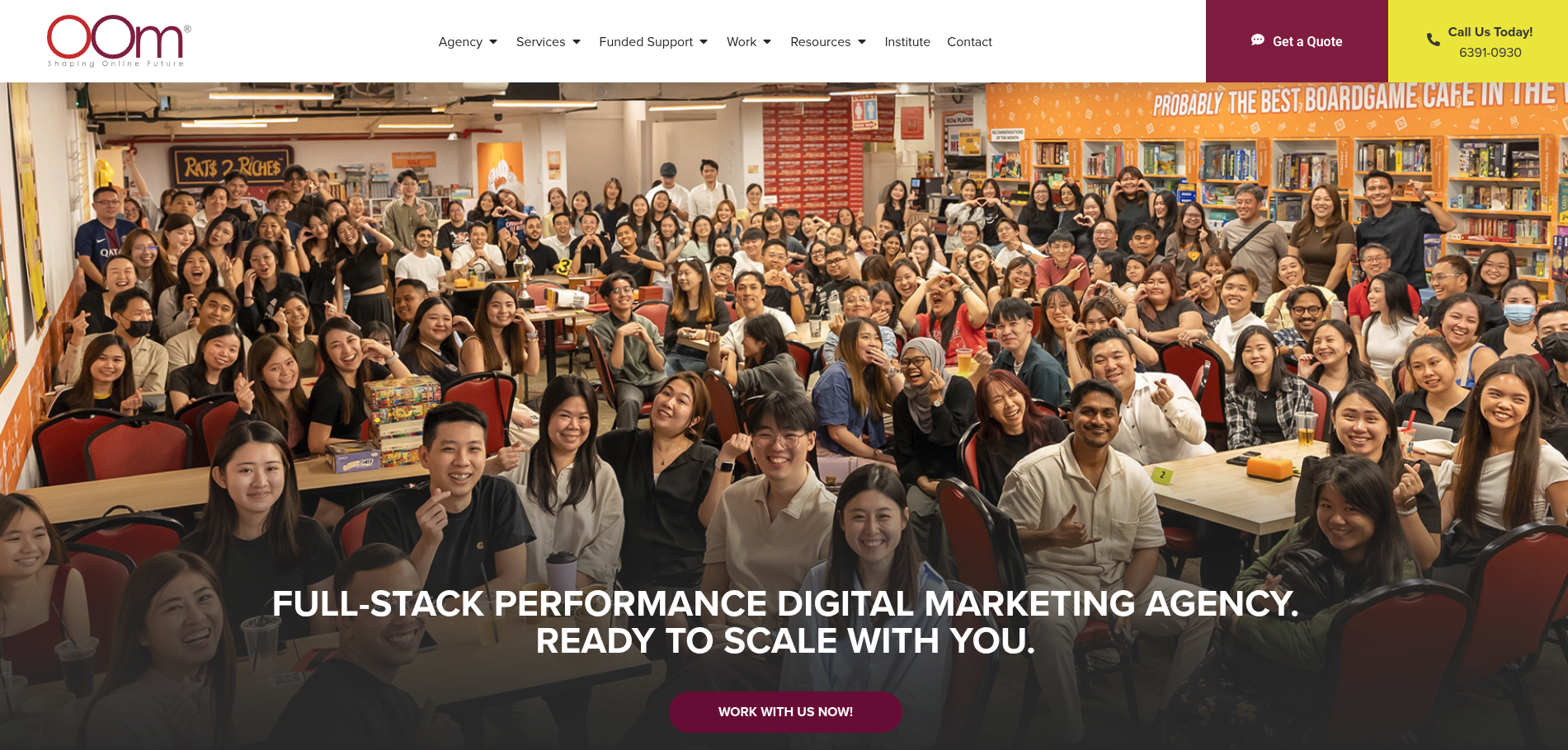 One of the best SEO agencies in Singapore - Oom