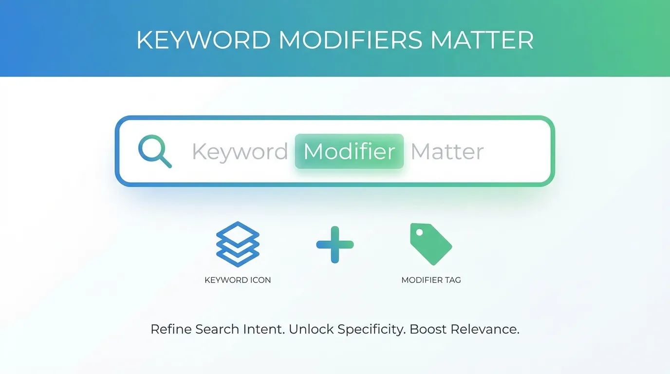 Understanding Keyword Intent in SEO Marketing Basics for Better Traffic 7 SEO marketing basics keyword modifiers analysis