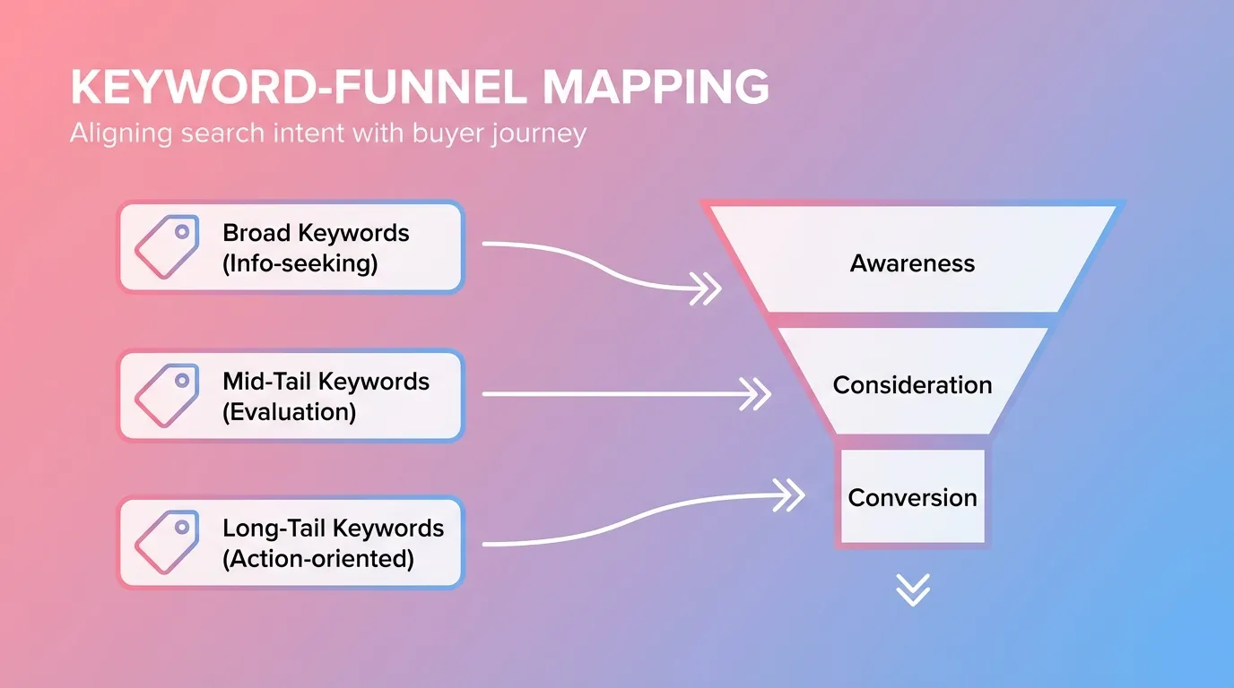 Understanding Keyword Intent in SEO Marketing Basics for Better Traffic 9 SEO marketing basics keyword to funnels