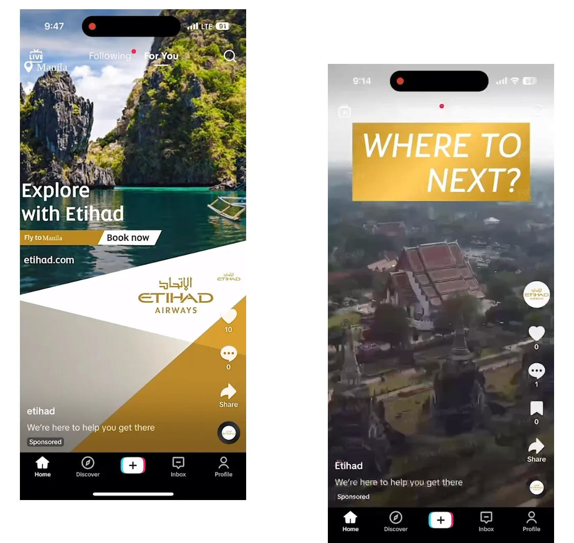 Travel influencer marketing campaigns for airlines