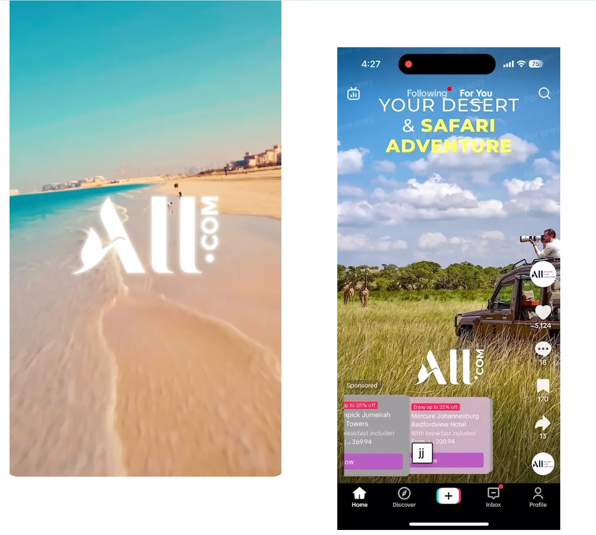Travel influencer marketing campaigns for hotels and resorts