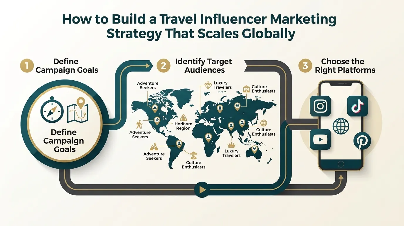 Travel influencer marketing strategy to help your brand scale