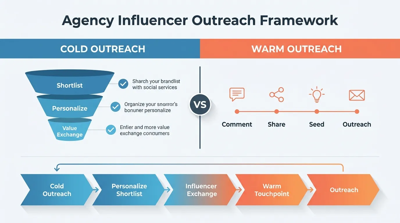 Using cold and warm Influencer outreach strategies correctly