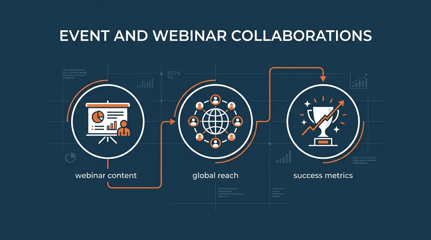 Working with events and webinar for LinkedIn influencer marketing