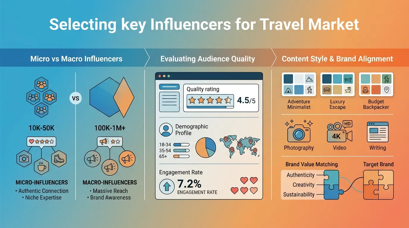 Working with influencers for your travel influencer marketing