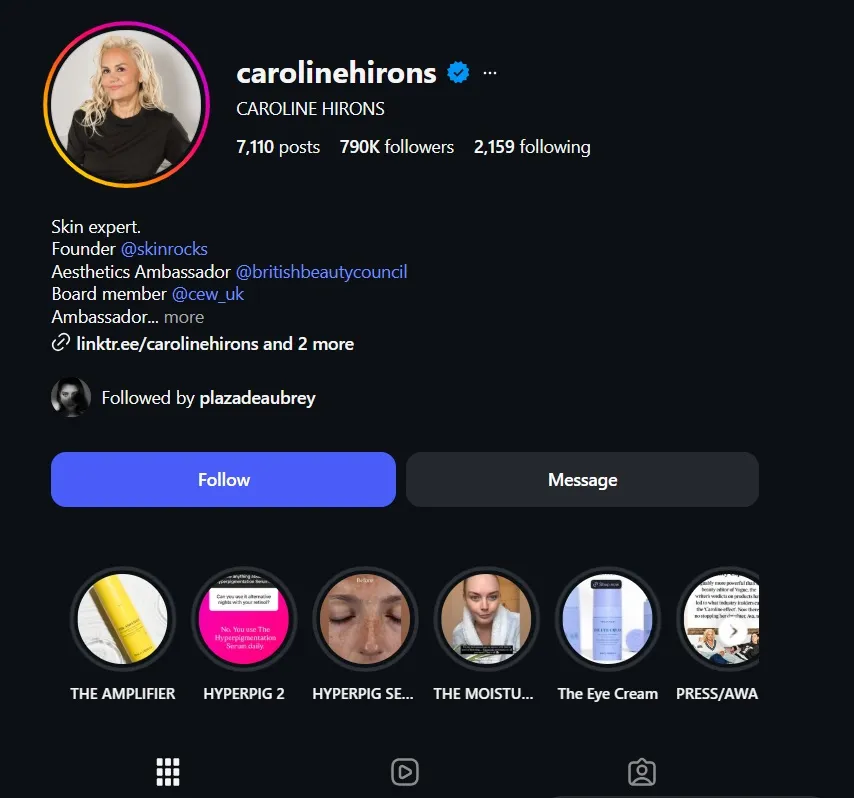 Beauty and Skincare Influencer Marketing Strategies That Work 12 caroline hirons for top beauty and skincare influencers