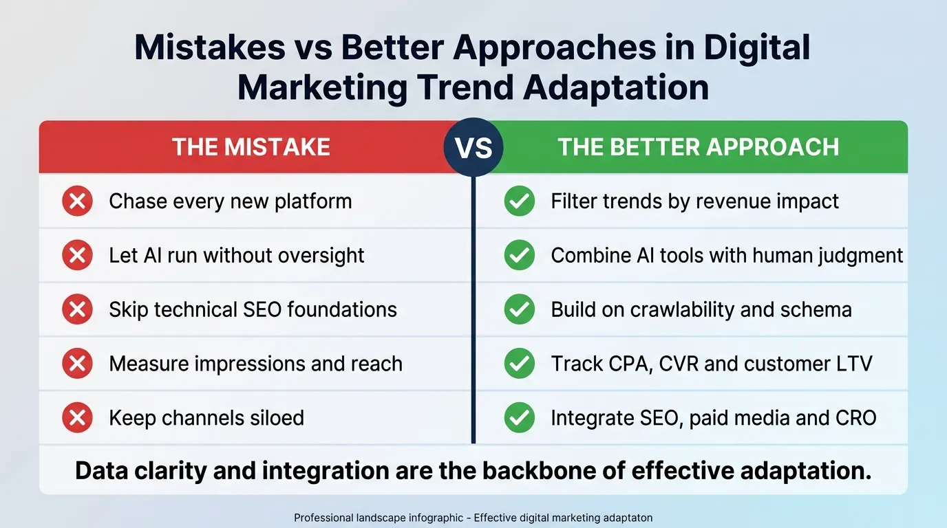 common mistakes in digital marketing trends