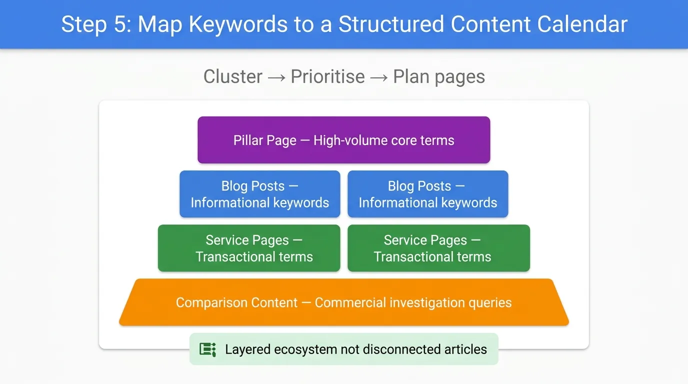 How to Use Google Keyword Planner for Content Planning and Topic Clustering 10 content calendar google keyword planner
