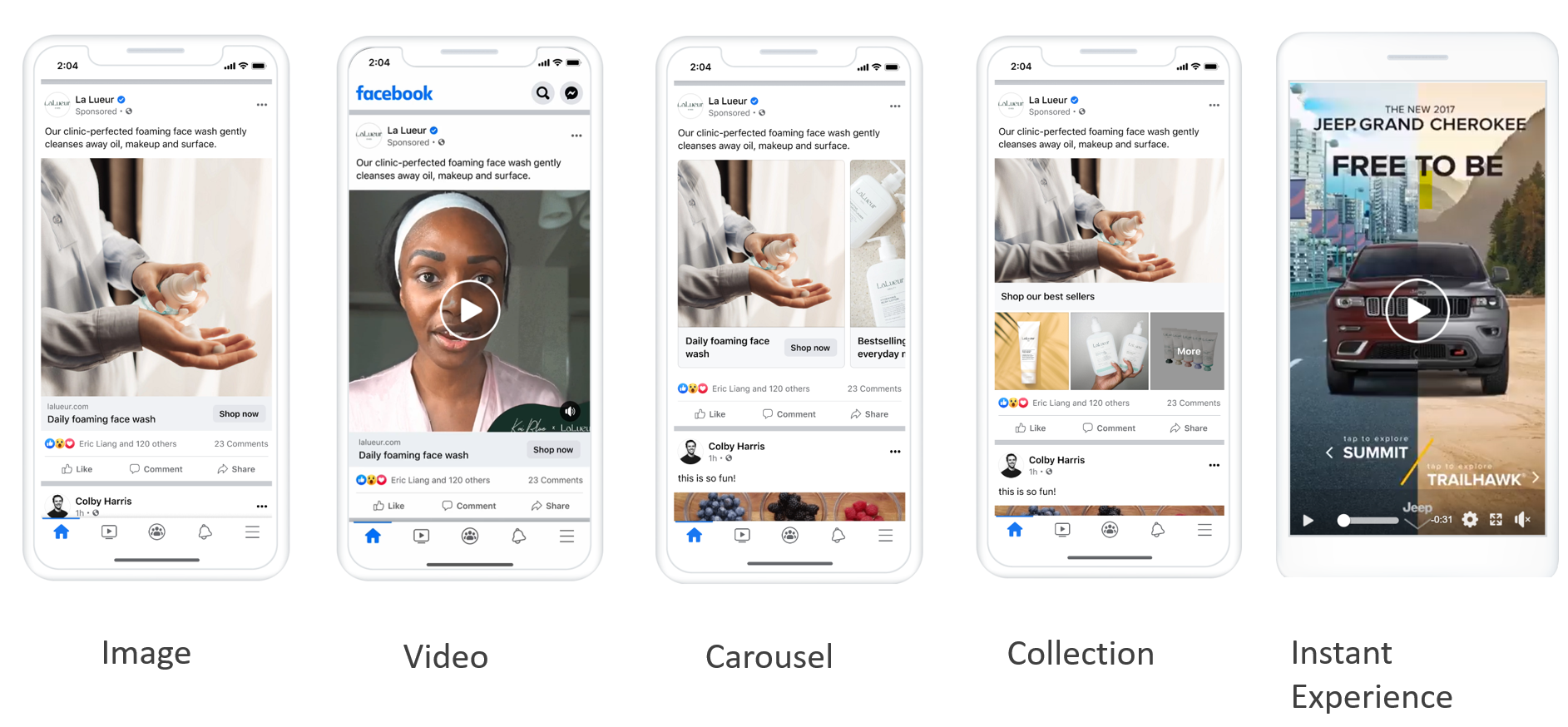 Types of Facebook Ads