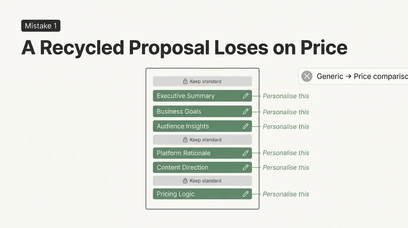 generic social media marketing proposal