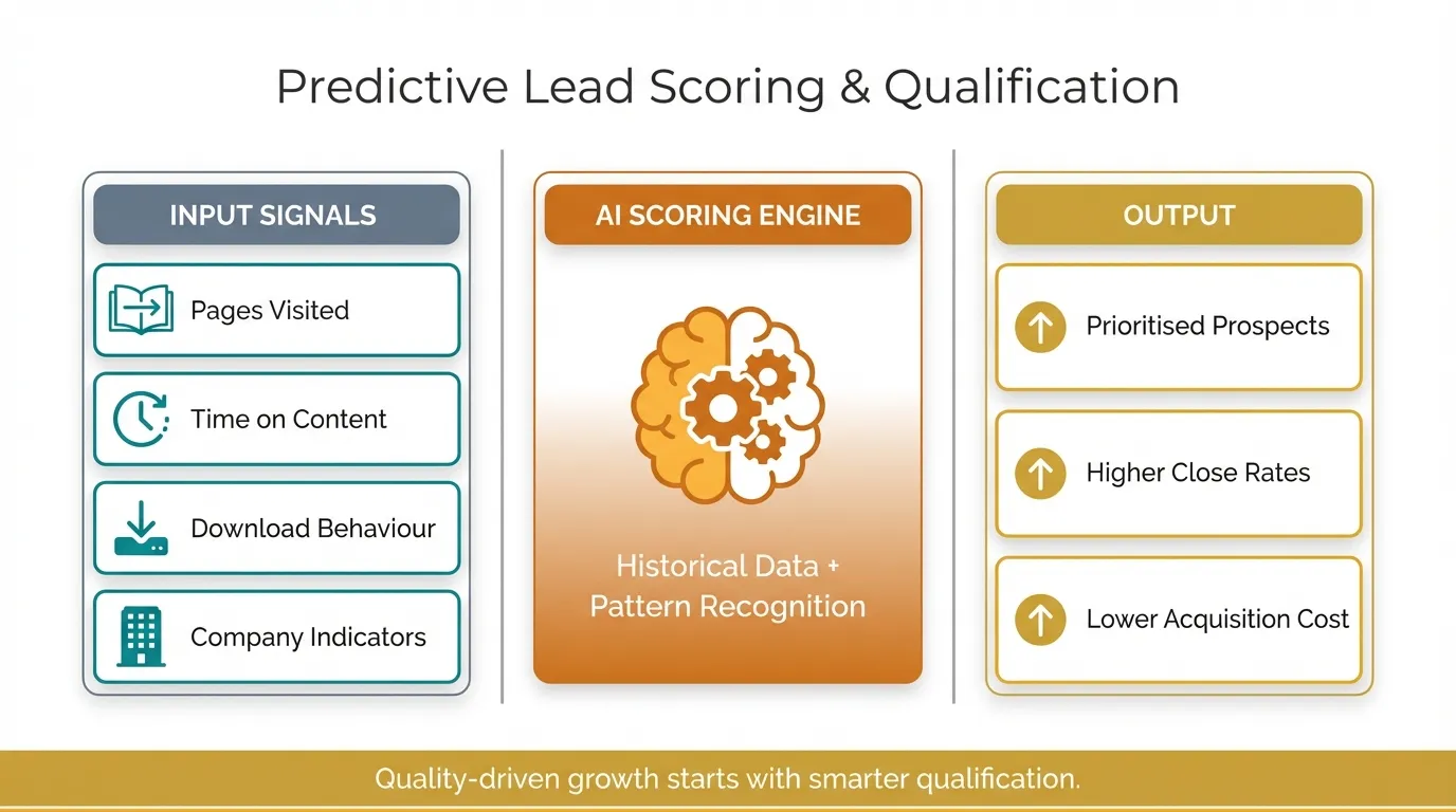 predictive lead scoring for conversion rate optimisation