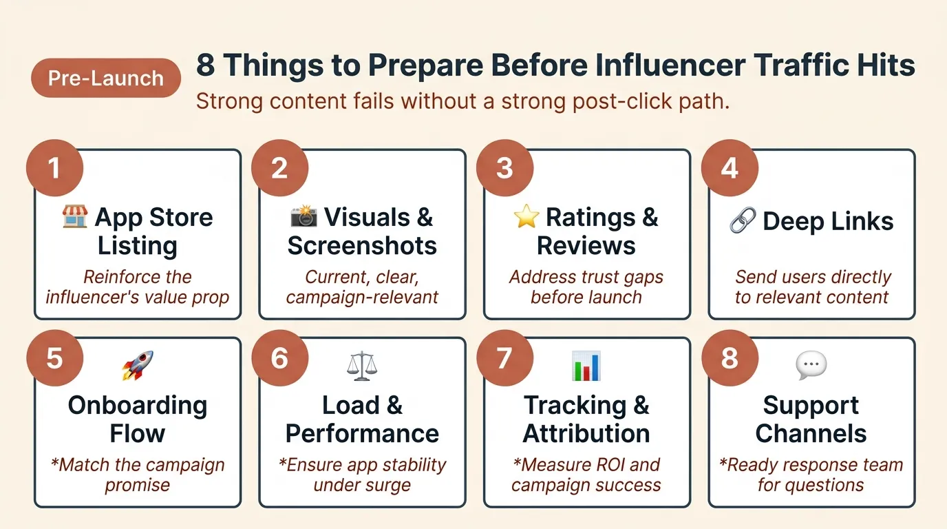 preparation for influencer marketing for apps