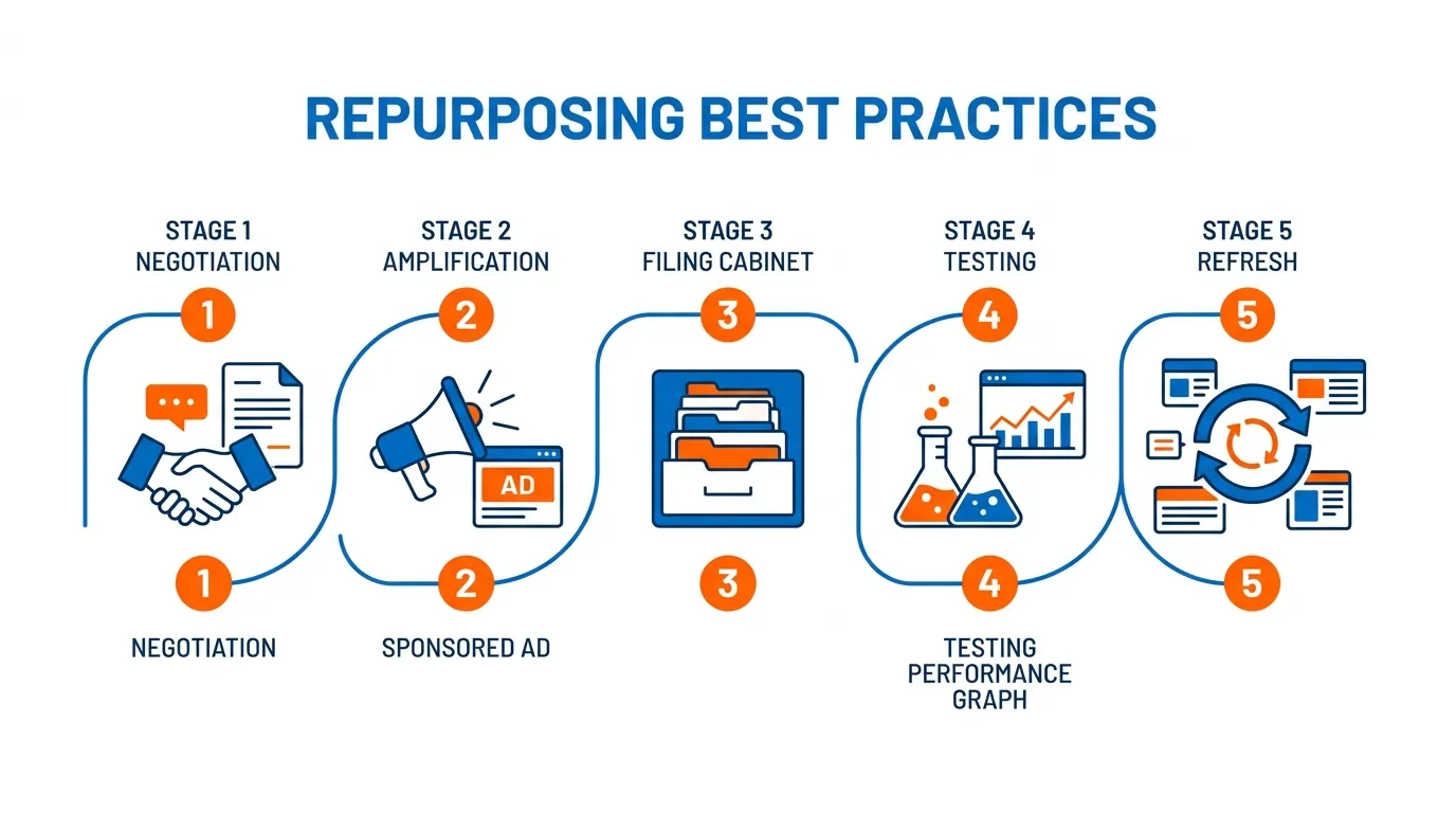 Best practices for repurposing content for influencer marketing funnel campaign