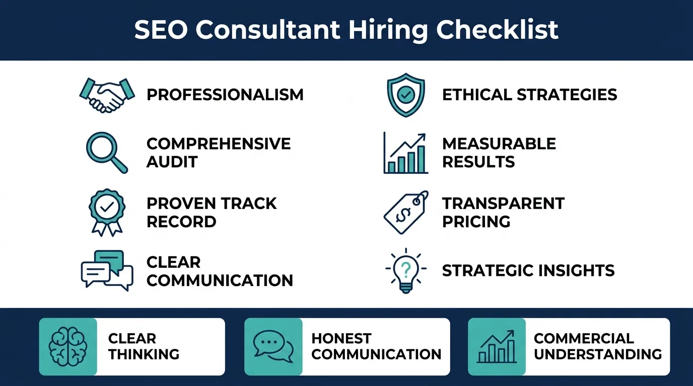 Checklist before you hire an SEO consultant