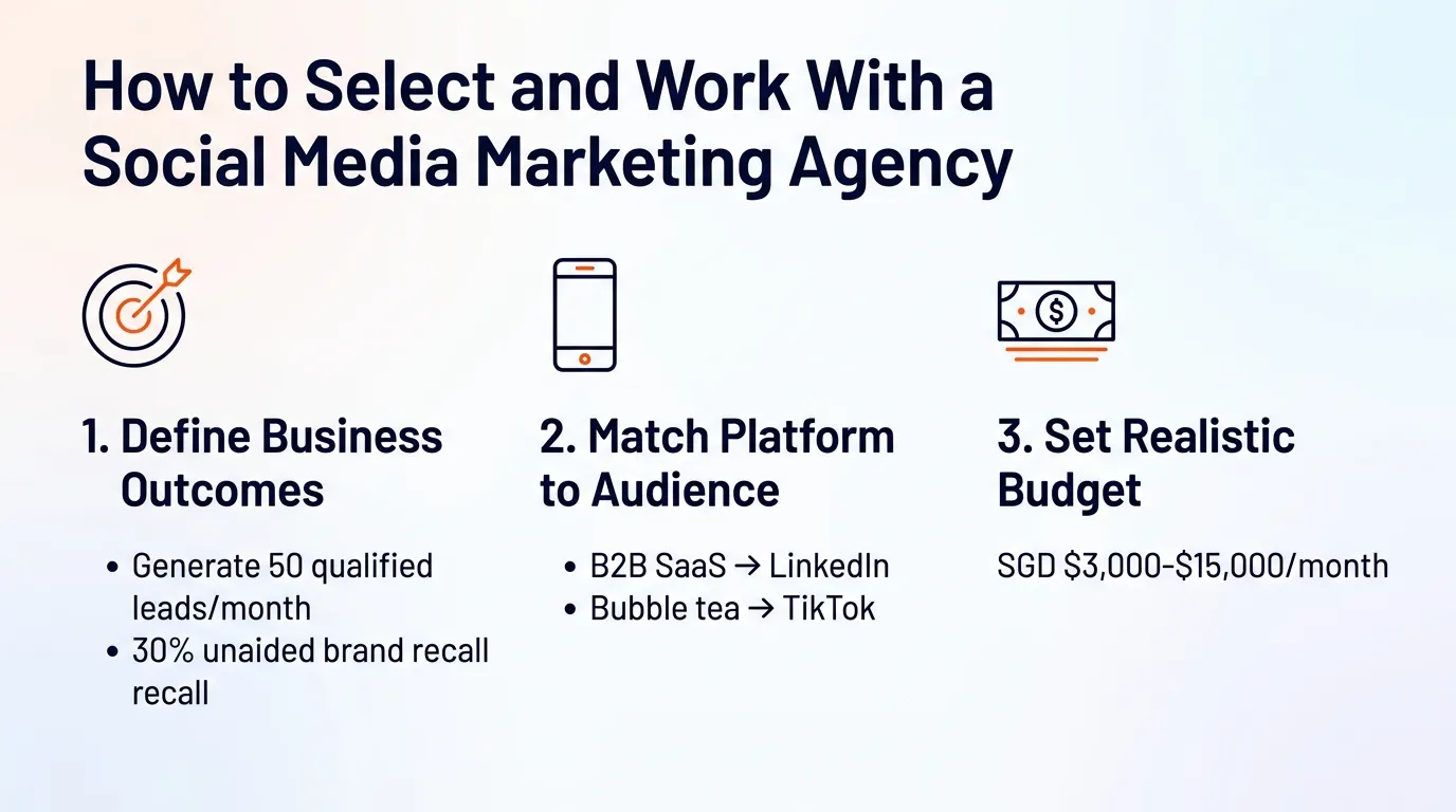 10 Best Social Media Agencies in Singapore for 2026 11 Choosing a social media marketing agency to work with