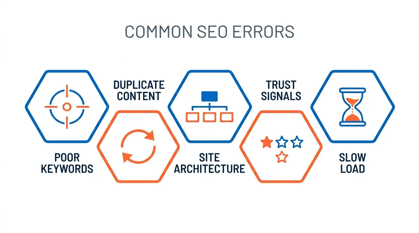 Common SEO mistakes that are still happening