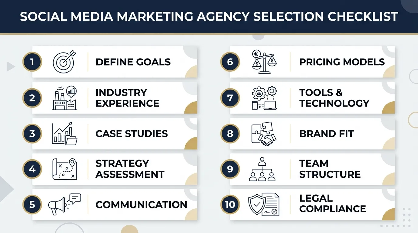 Selecting the Right Social Media Marketing Agencies: A Checklist for Business Owners 1 How to choose social media marketing agencies