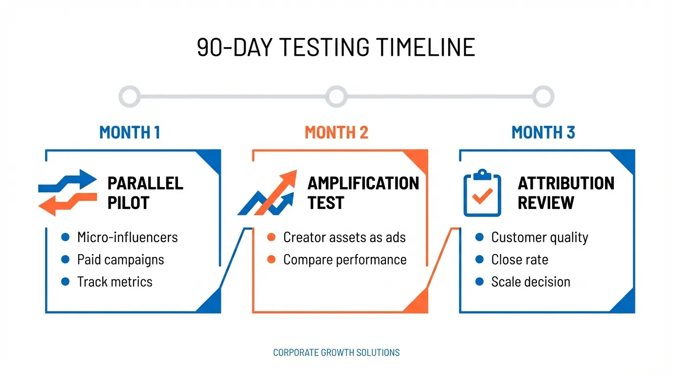 How to test influencer marketing vs paid ads before deciding your budget