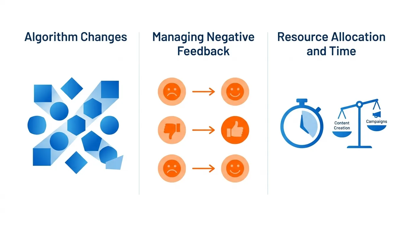 Social media marketing challenges that occur in 2026