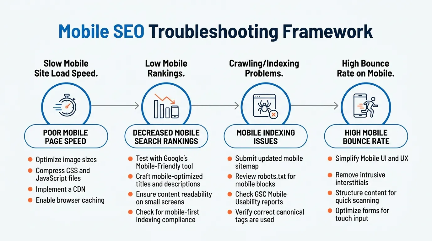What mobile SEO problems are telling you