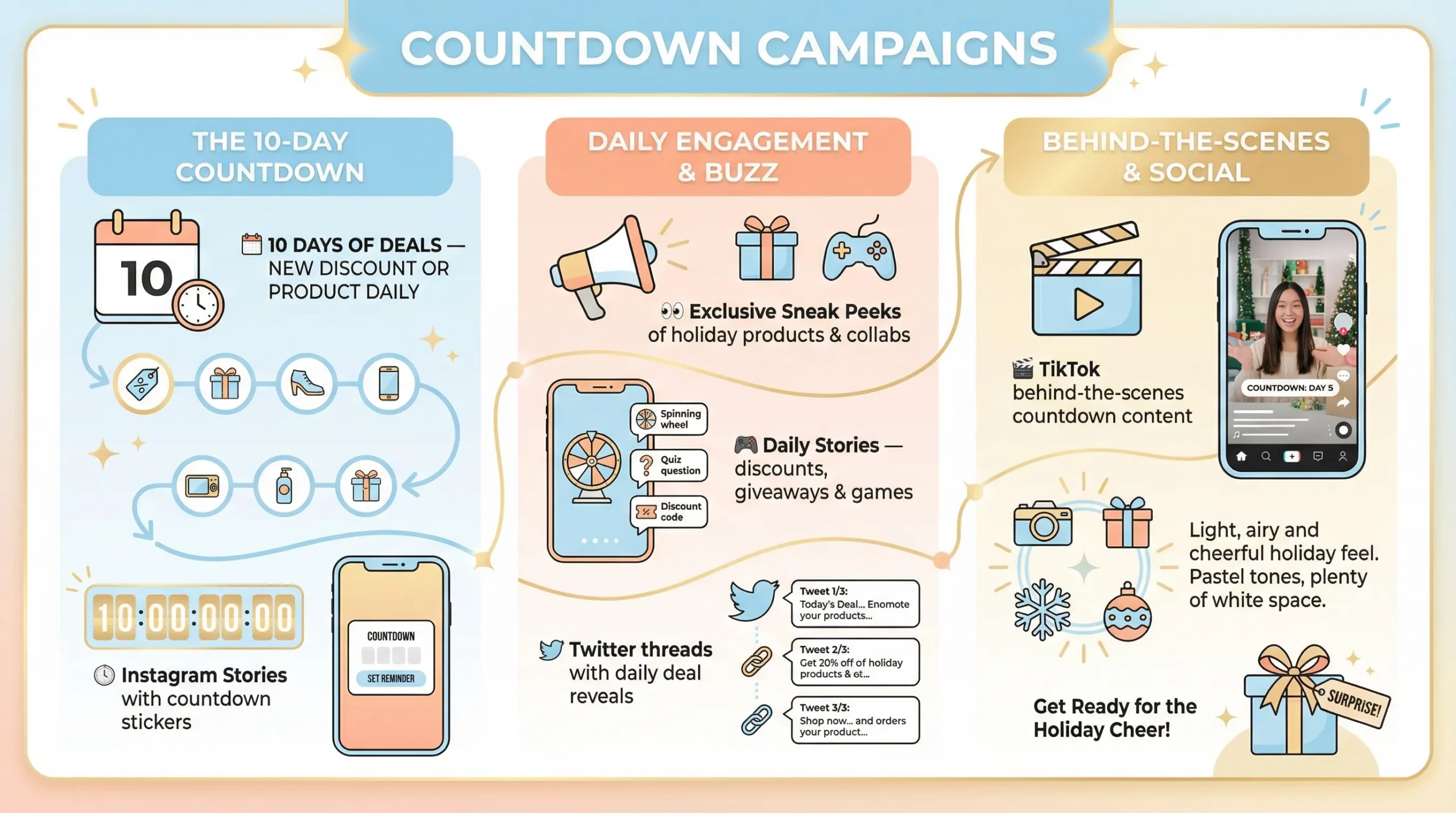 countdown campaign for seasonal social media marketing