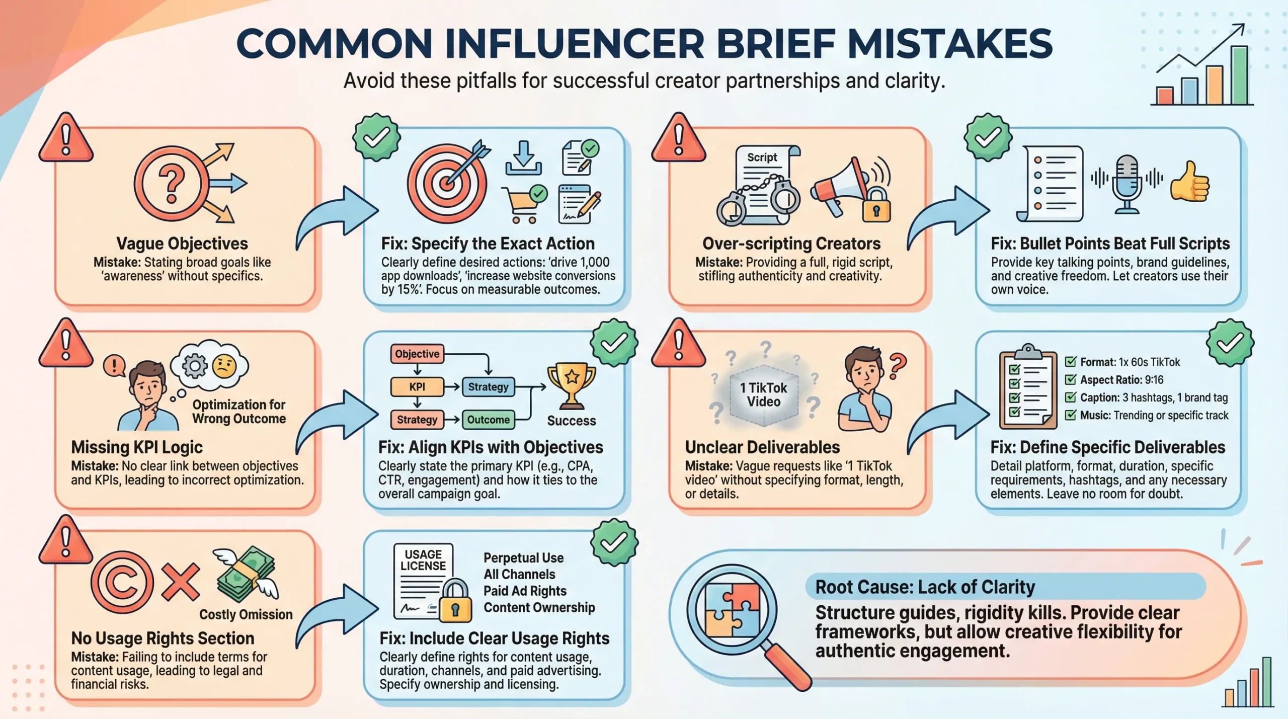 Influencer Campaign Briefs: What Brands Should Include for Better Results 7 influencer campaign brief common mistakes