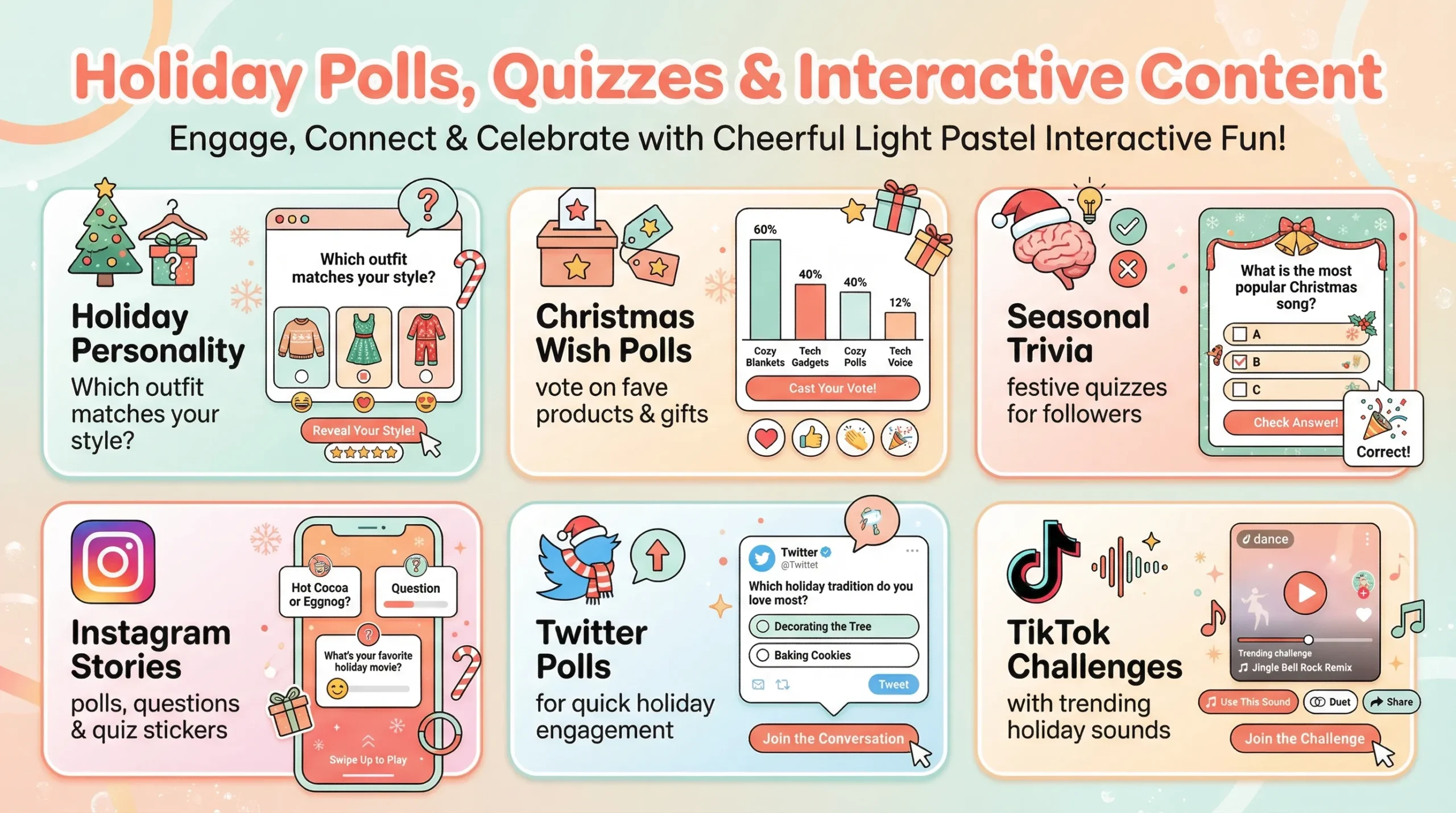 interactive content for seasonal social media marketing
