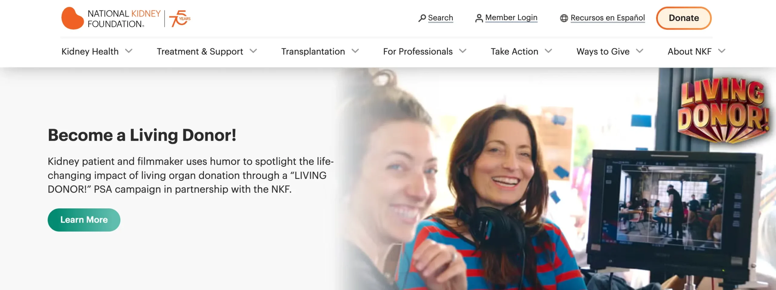 national kidney foundation website