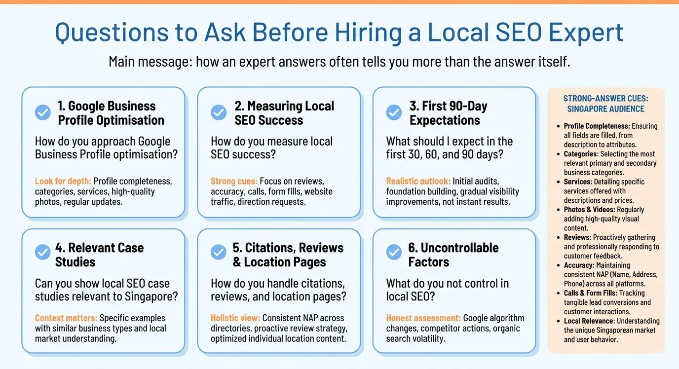 questions to ask when looking for a local seo expert