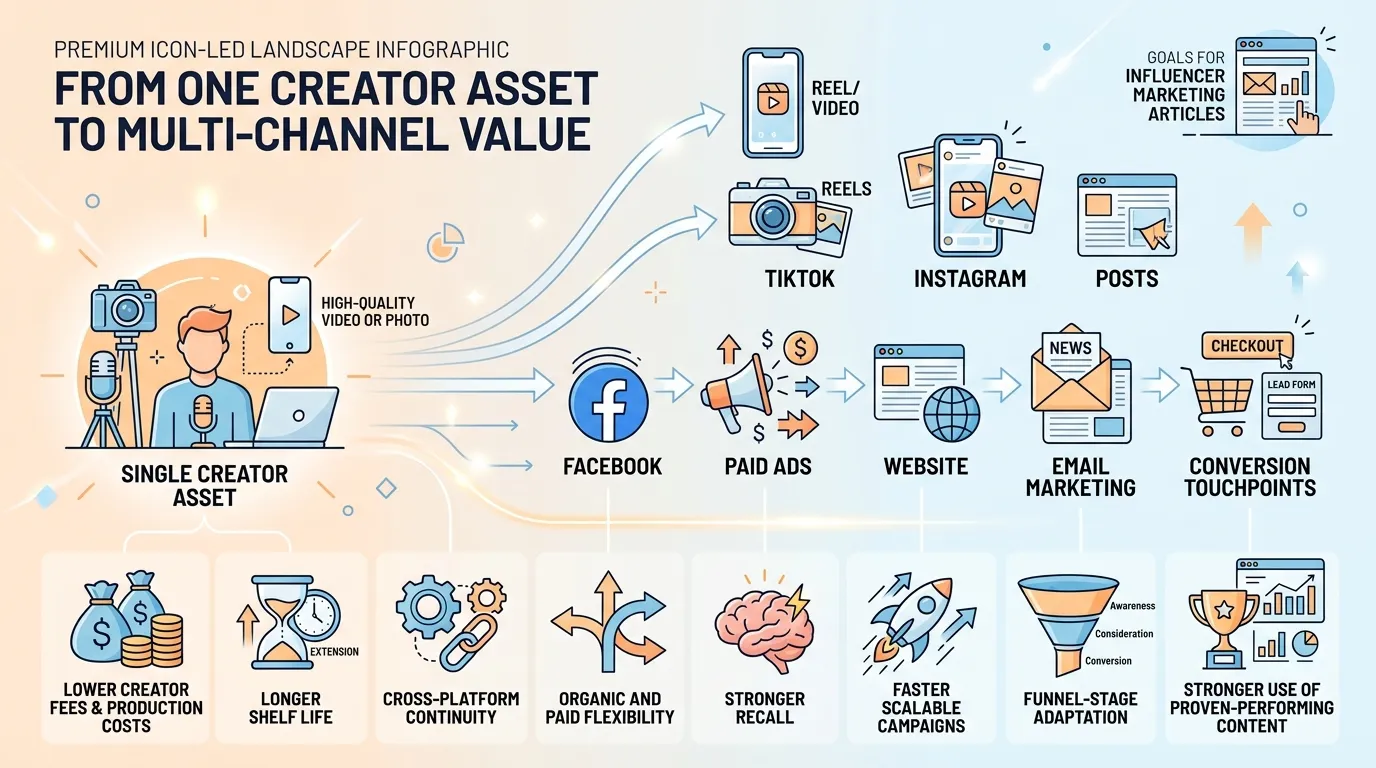 repurpose influencer content across channels