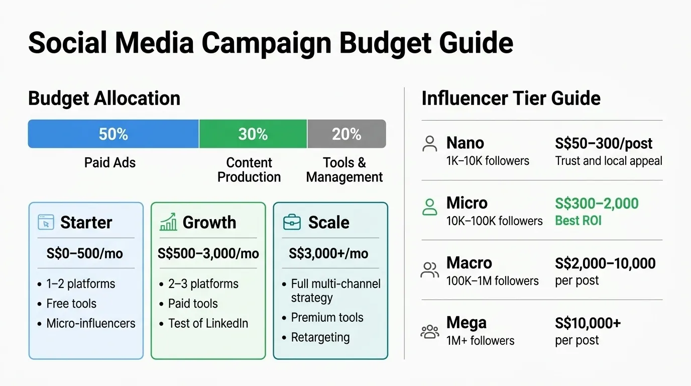 social media campaign budget guide